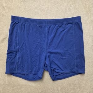 Lilly Pulitzer Luxletic Blue Shorts Women's Medium Style 016599